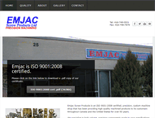 Tablet Screenshot of emjac.com